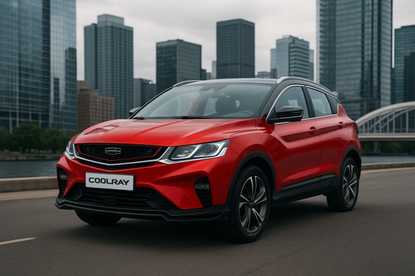 Geely Coolray: современный спортивный стиль в деталях