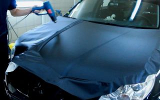 How to glue film on a car