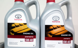Motor oils recommended for Toyota Corolla cars