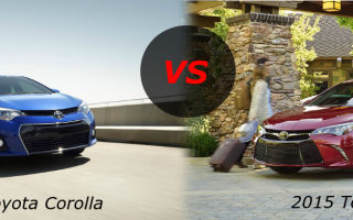 Toyota Camry and Toyota Corolla: which to choose?