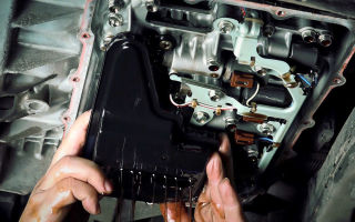 Changing the oil in an automatic transmission