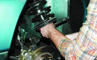 How to change front shock absorbers yourself