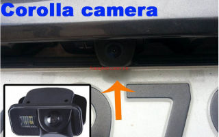 How to choose and install a rear view camera on a Toyota Corolla car