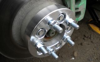 Do-it-yourself spacers for increasing wheel rim offset
